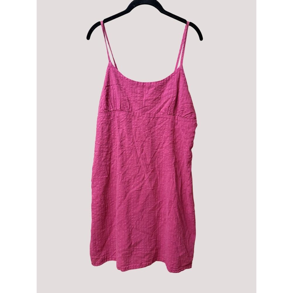 Wild Fable Plum Purple Textured Sleeveless Dress Womens XL NWT Adjustable Straps